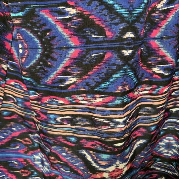 Pink Republic Skater Dress Blue Pullover Pockets L - Picture 3 of 8